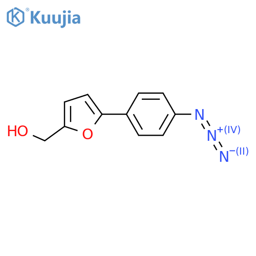 5-(4-azidophenyl)furan-2-ylmethanol structure