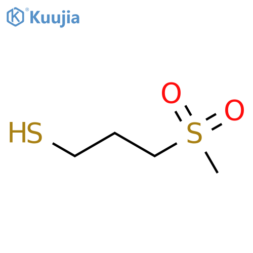 3-methanesulfonylpropane-1-thiol structure