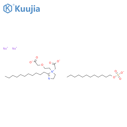 sodium dodecyl sulfate {1-[2-(carboxylatomethoxy)ethyl]-2-undecyl-4,5-dihydro-1H-imidazol-1-ium-1-yl}acetate (2:1:1) structure