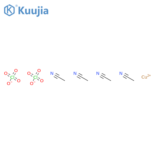 Copper(2+), tetrakis(acetonitrile)-, diperchlorate structure