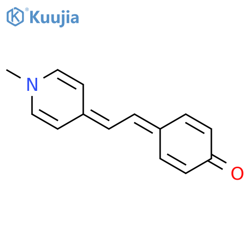 4-2-(1-methyl-1,4-dihydropyridin-4-ylidene)ethylidenecyclohexa-2,5-dien-1-one structure