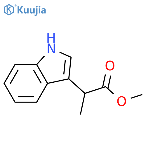 Methyl 2-(1h-indol-3-yl)propanoate structure