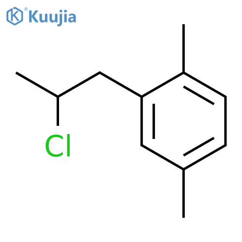 2-(2-Chloropropyl)-1,4-dimethylbenzene structure