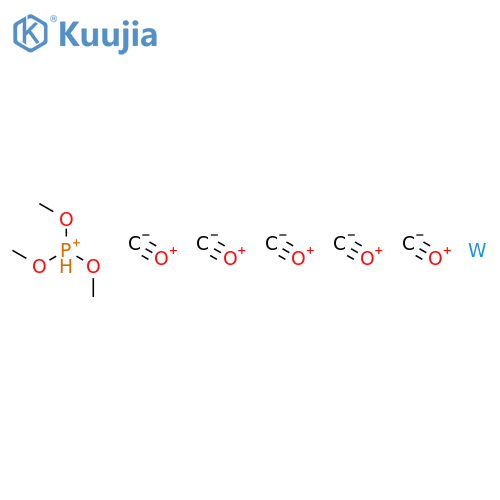 tungsten, pentacarbonyl(trimethylphosphite-p)- structure