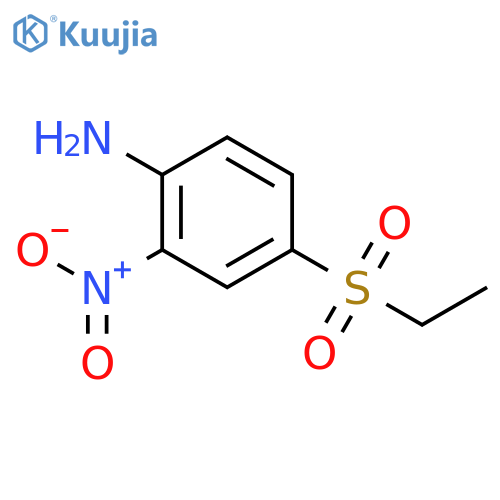 Benzenamine,4-(ethylsulfonyl)-2-nitro- structure