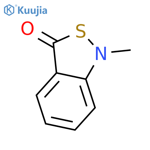 1-Methyl-2,1-benzothiazol-3-one structure