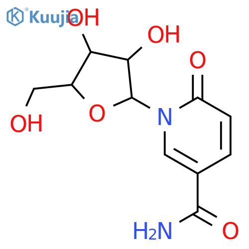 3-Pyridinecarboxamide,1,6-dihydro-6-oxo-1-b-D-ribofuranosyl- structure