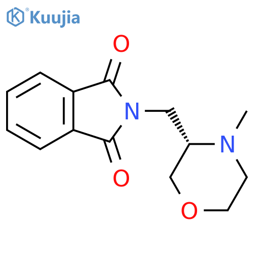 (S)-2-(4-Methyl-morpholin-3-ylmethyl)-isoindole-1,3-dione structure