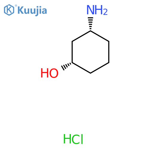(1S,3R)-3-Amino-cyclohexanol hydrochloride structure