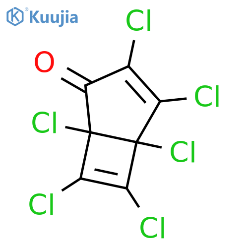 Bicyclo[3.2.0]hepta-3,6-dien-2-one, 1,3,4,5,6,7-hexachloro- structure