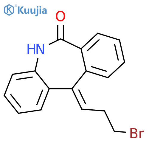 6H-Dibenz[b,e]azepin-6-one, 11-(3-bromopropylidene)-5,11-dihydro- structure