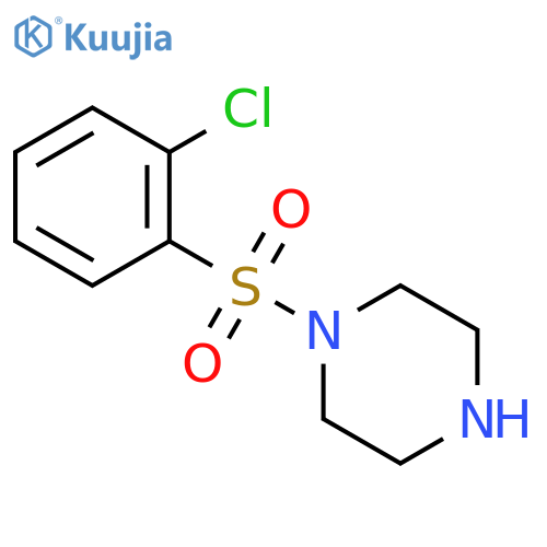 1-(2-chlorobenzenesulfonyl)piperazine structure