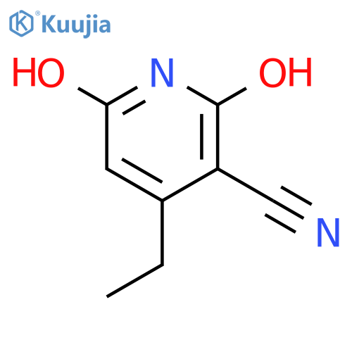 4-Ethyl-2,6-dihydroxynicotinonitrile structure