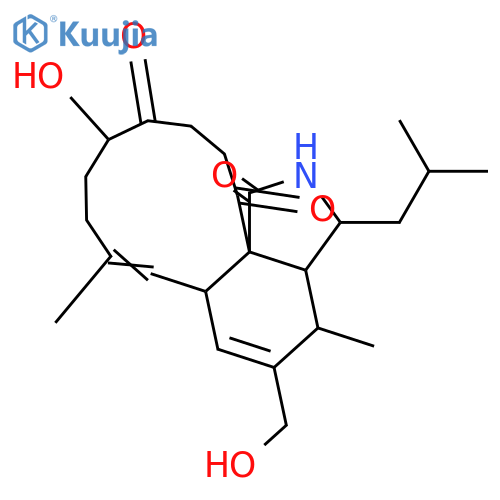 Aspochalasin C; 19,20-Dihydro, 12-hydroxy, 18-ketone structure