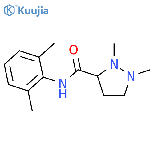 3-Pyrazolidinecarboxamide,N-(2,6-dimethylphenyl)-1,2-dimethyl- structure