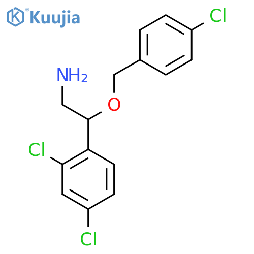 2-((4-Chlorobenzyl)oxy)-2-(2,4-dichlorophenyl)ethanamine structure