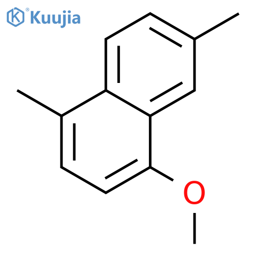 Naphthalene,4-methoxy-1,6-dimethyl- structure