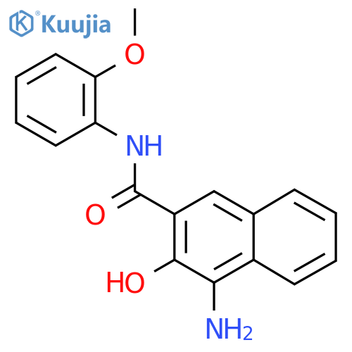 4-Amino-3-hydroxy-N-(2-methoxyphenyl)-2-naphthamide structure