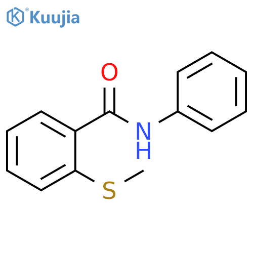 Benzamide, 2-(methylthio)-N-phenyl- structure