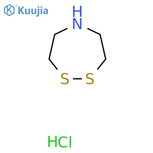 1,2,5-Dithiazepane hydrochloride structure