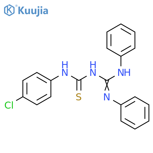 Thiourea, [bis(phenylamino)methylene](4-chlorophenyl)- structure