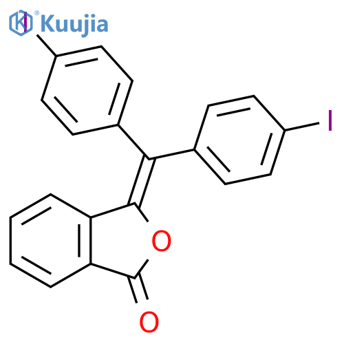 1(3H)-Isobenzofuranone, 3-[bis(4-iodophenyl)methylene]- structure