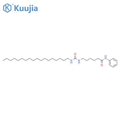 6-[(Octadecylcarbamoyl)amino]-N-phenylhexanamide structure