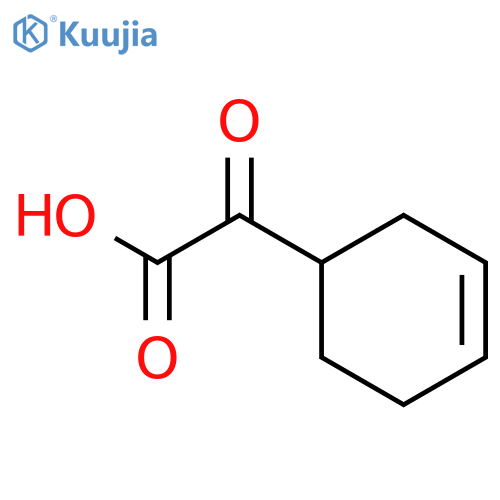 3-Cyclohexene-1-aceticacid, a-oxo-, (1R)- structure