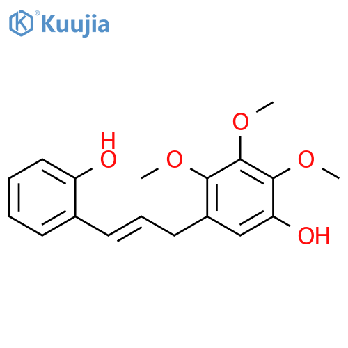 Phenol,5-[(2E)-3-(2-hydroxyphenyl)-2-propen-1-yl]-2,3,4-trimethoxy- structure