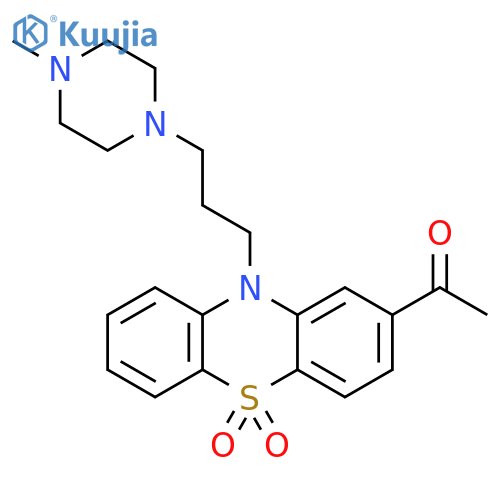 Ethanone,1-[10-[3-(4-methyl-1-piperazinyl)propyl]-5,5-dioxido-10H-phenothiazin-2-yl]- structure