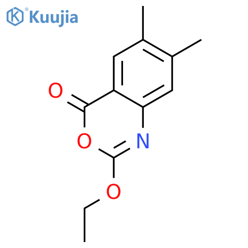 4H-3,1-Benzoxazin-4-one,2-ethoxy-6,7-dimethyl- structure