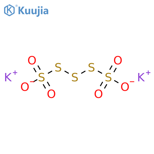 Potassium Pentathionate Sesquihydrate structure