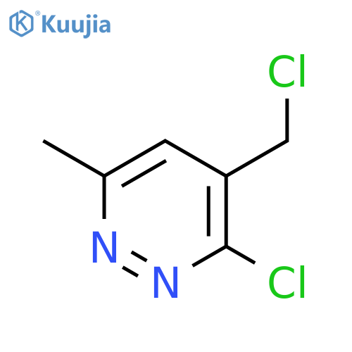3-Chloro-4-(chloromethyl)-6-methylpyridazine structure
