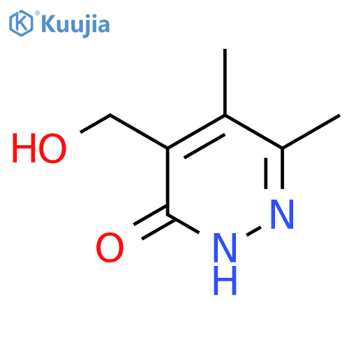 4-(hydroxymethyl)-5,6-dimethylpyridazin-3-ol structure