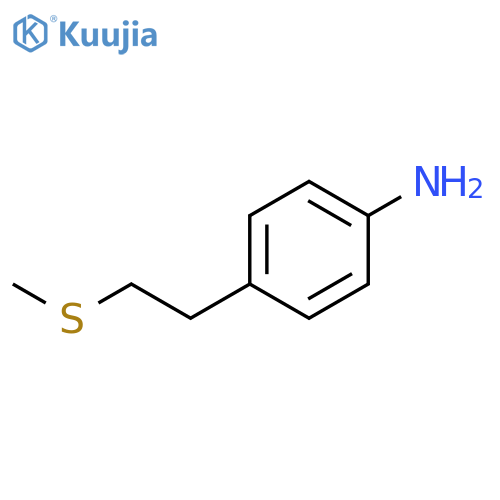 4-2-(methylsulfanyl)ethylaniline structure
