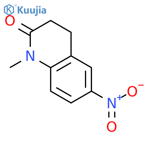 1-methyl-6-nitro-1,2,3,4-tetrahydroquinolin-2-one structure