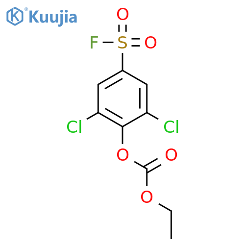 Carbonic acid, ethylester, ester with 3,5-dichloro-4-hydroxybenzenesulfonyl fluoride (8CI) structure