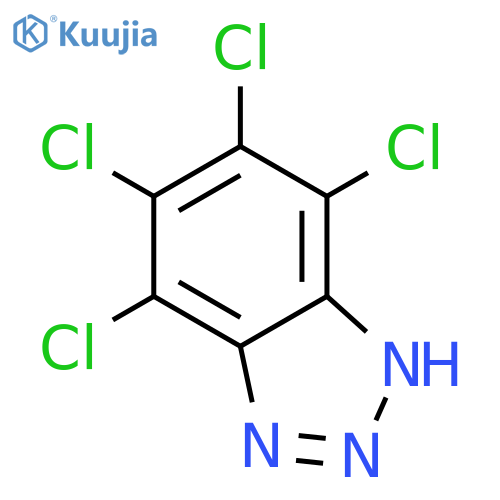 4,5,6,7-Tetrachloro-1H-1,2,3-benzotriazole structure