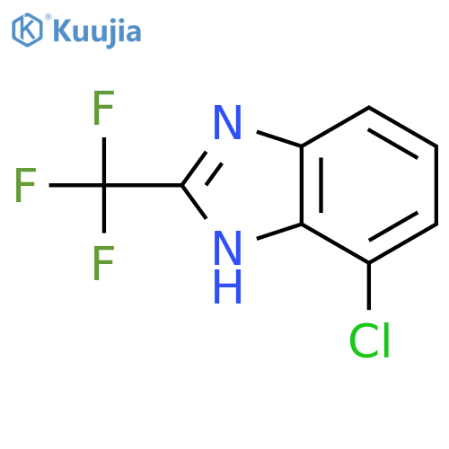 1H-Benzimidazole,7-chloro-2-(trifluoromethyl)- structure