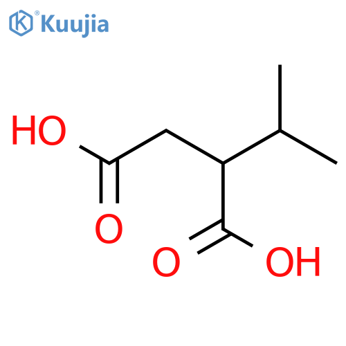 2-(propan-2-yl)butanedioic acid structure