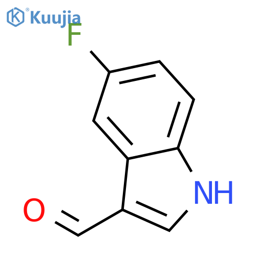 5-fluoro-1H-indole-3-carbaldehyde structure