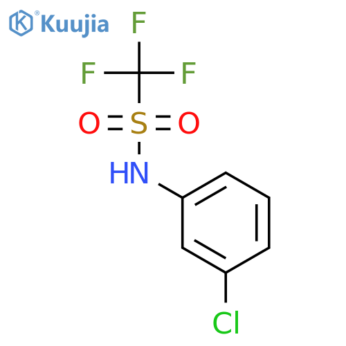 N-(3-Chlorophenyl)-1,1,1-trifluoromethanesulfonamide structure