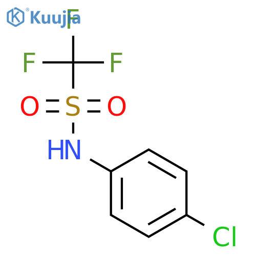 N-(4-Chlorophenyl)-1,1,1-trifluoro-methanesulfonamide structure