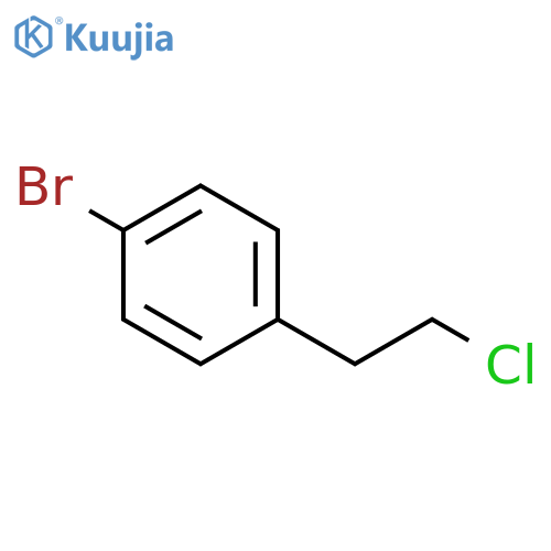 1-bromo-4-(2-chloroethyl)benzene structure