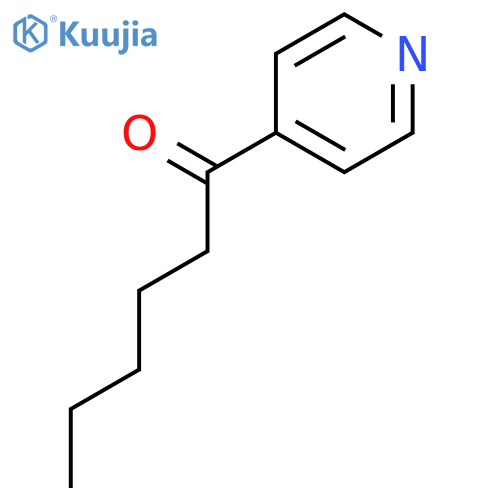 1-(Pyridin-4-yl)hexan-1-one structure