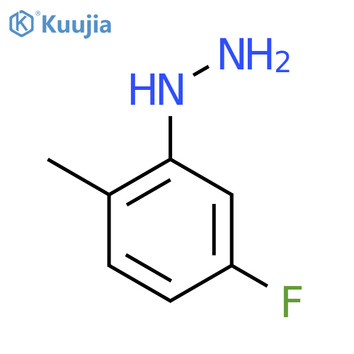 (5-Fluoro-2-methylphenyl)hydrazine structure