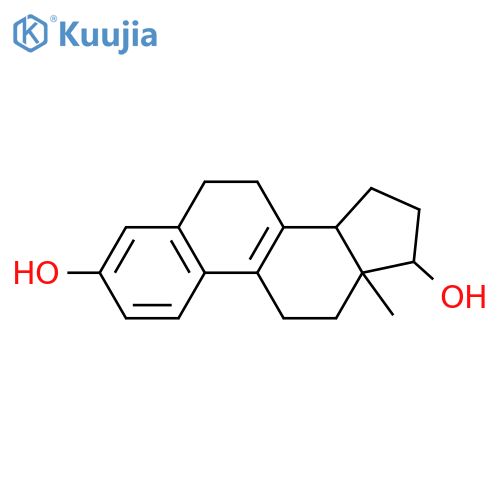 dl-Δ8,9-Dehydroestradiol structure