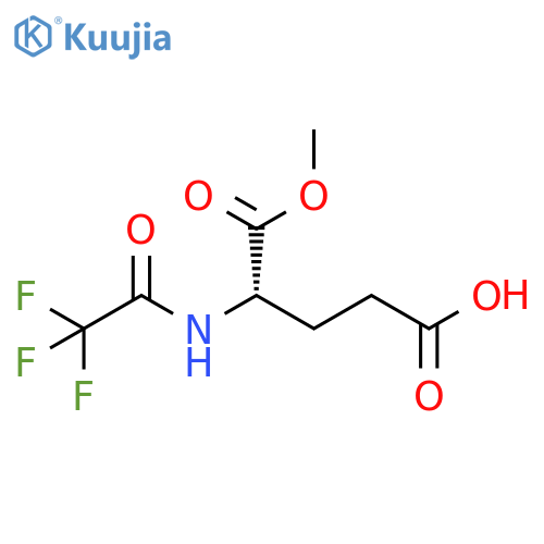 L-Glutamic acid, N-(2,2,2-trifluoroacetyl)-, 1-methyl ester structure