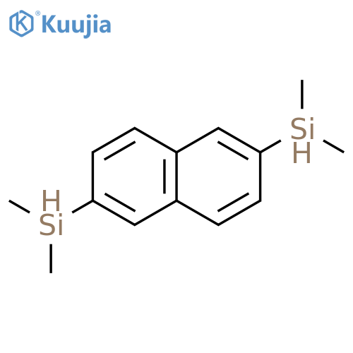Silane, 2,6-naphthalenediylbis[dimethyl- structure