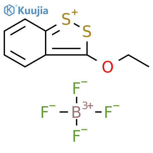 1,2-Benzodithiol-1-ium, 3-ethoxy-, tetrafluoroborate(1-) (1:1) structure